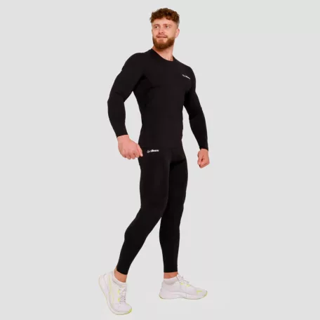 High kompressziós leggings Black - M - fekete - GymBeam