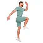 High kompressziós rövid ujjú póló Blue - M - kék - GymBeam