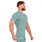 High kompressziós rövid ujjú póló Blue - XL - kék - GymBeam