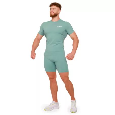 High kompressziós rövid ujjú póló Blue - XL - kék - GymBeam