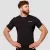 Mid kompressziós póló Black - S - fekete - GymBeam