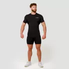 Mid kompressziós póló Black - S - fekete - GymBeam