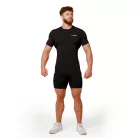 Mid kompressziós póló Black - S - fekete - GymBeam