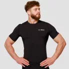 Mid kompressziós póló Black - M - fekete - GymBeam