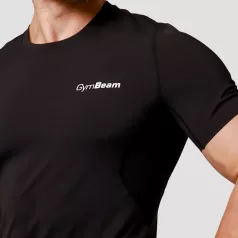 Mid kompressziós póló Black - M - fekete - GymBeam