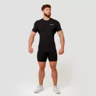 Mid kompressziós póló Black - M - fekete - GymBeam