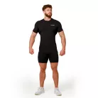 Mid kompressziós póló Black - M - fekete - GymBeam