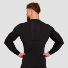 High kompressziós hosszú ujjú póló Black - L - fekete - GymBeam