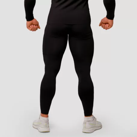 Mid kompressziós leggings Black - S - fekete - GymBeam