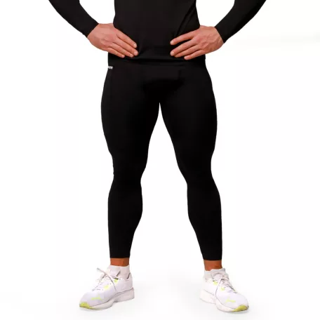 Mid kompressziós leggings Black - S - fekete - GymBeam