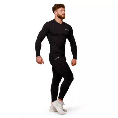 Mid kompressziós leggings Black - S - fekete - GymBeam