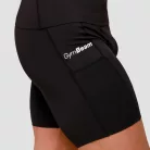 Mid kompressziós rövidnadrág Black - S - fekete - GymBeam