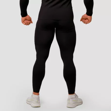 Mid kompressziós leggings Black - M - fekete - GymBeam