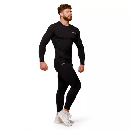 Mid kompressziós leggings Black - M - fekete - GymBeam