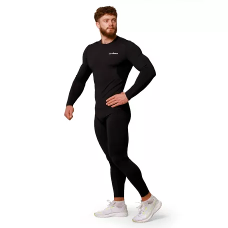 Mid kompressziós leggings Black - M - fekete - GymBeam
