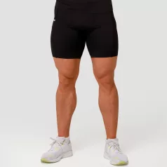 Mid kompressziós rövidnadrág Black - M - fekete - GymBeam