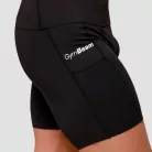 Mid kompressziós rövidnadrág Black - M - fekete - GymBeam