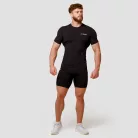 Mid kompressziós rövidnadrág Black - M - fekete - GymBeam