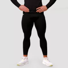 Mid kompressziós leggings Black - L - fekete - GymBeam
