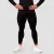 Mid kompressziós leggings Black - L - fekete - GymBeam