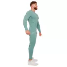High kompressziós hosszú ujjú póló Blue - M - kék - GymBeam