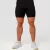 Mid kompressziós rövidnadrág Black - XXXL - fekete - GymBeam
