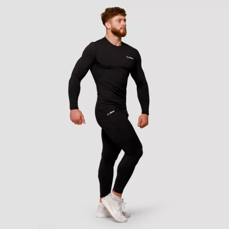 Mid kompressziós leggings Black - XXL - fekete - GymBeam