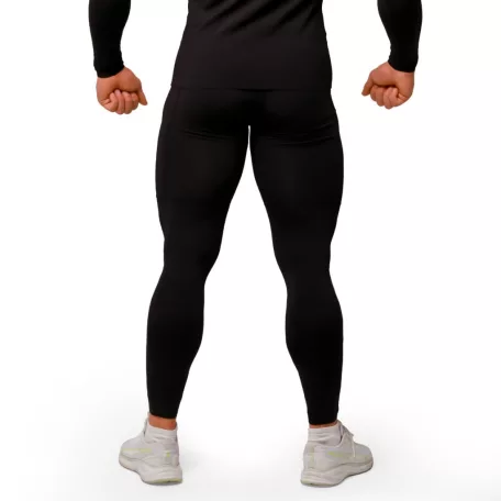 Mid kompressziós leggings Black - XXXL - fekete - GymBeam