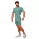 Mid kompressziós rövidnadrág Blue - M - kék - GymBeam