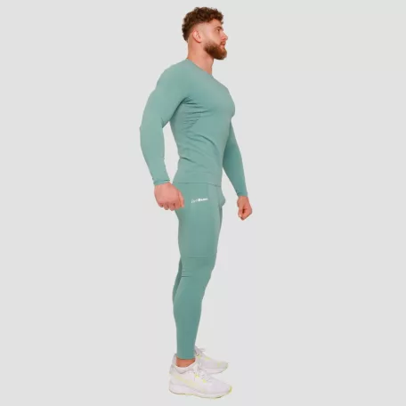 High kompressziós hosszú ujjú póló Blue - XL - kék - GymBeam