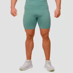 Mid kompressziós rövidnadrág Blue - L - kék - GymBeam