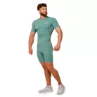 Mid kompressziós rövidnadrág Blue - L - kék - GymBeam