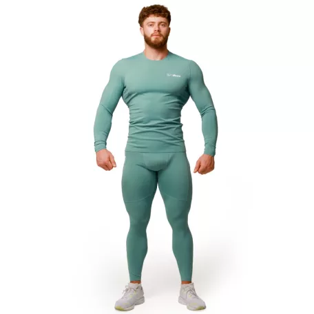 Mid kompressziós leggings Blue - S - kék - GymBeam