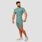 Mid kompressziós rövidnadrág Blue - XL - kék - GymBeam