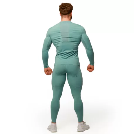 Mid kompressziós leggings Blue - L - kék - GymBeam
