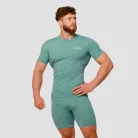 Mid kompressziós rövidnadrág Blue - XXXL - kék - GymBeam