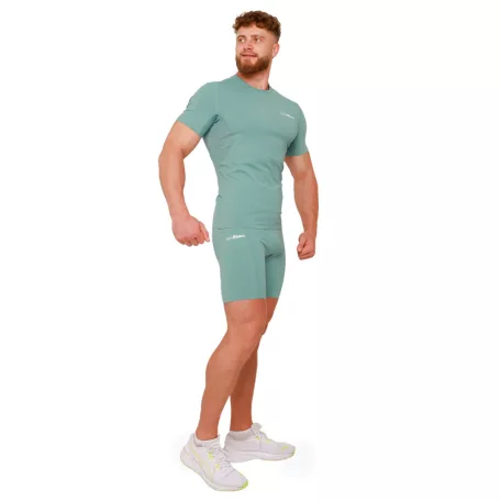 High kompressziós rövidnadrág Blue - M - kék - GymBeam