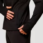 Pulse 1/2 Zip futófelső Black - S - fekete - GymBeam