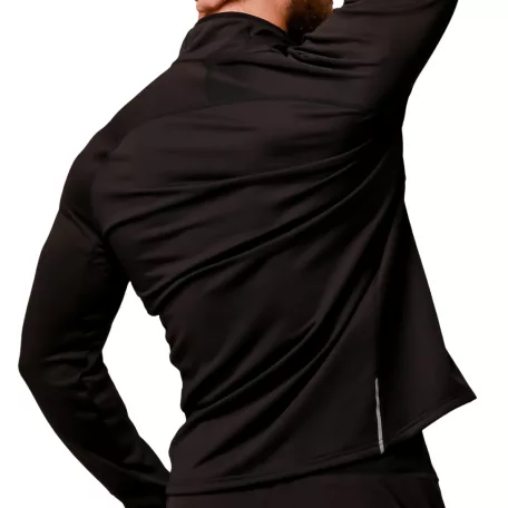 Pulse 1/2 Zip futófelső Black - S - fekete - GymBeam