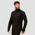 Pulse 1/2 Zip futófelső Black - L - fekete - GymBeam