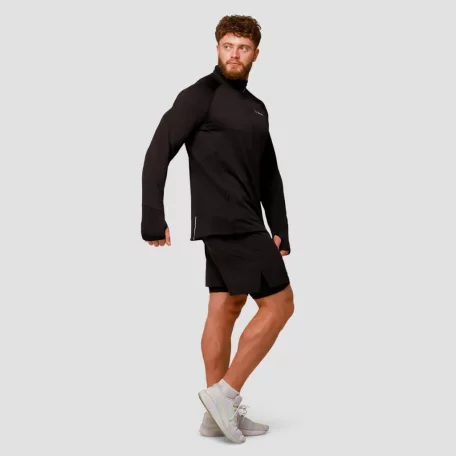 Pulse 1/2 Zip futófelső Black - XXL - fekete - GymBeam