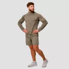 Pulse 1/2 Zip futófelső Vetiver - S - zöld - GymBeam