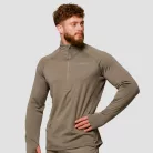 Pulse 1/2 Zip futófelső Vetiver - L - zöld - GymBeam