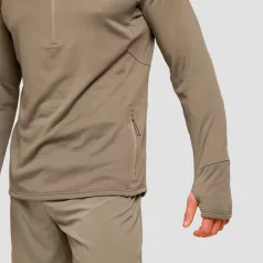 Pulse 1/2 Zip futófelső Vetiver - XXL - zöld - GymBeam