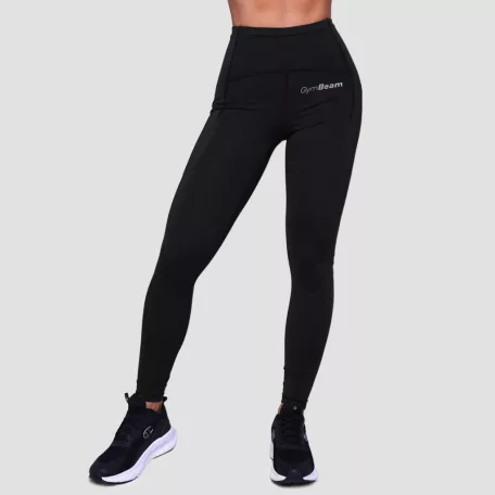 Pulse női futóleggings Black - XS - fekete - GymBeam