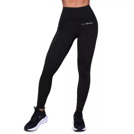 Pulse női futóleggings Black - XS - fekete - GymBeam