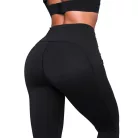 Pulse női futóleggings Black - XS - fekete - GymBeam