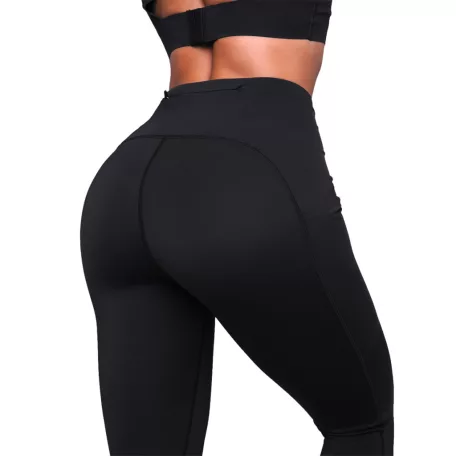 Pulse női futóleggings Black - XS - fekete - GymBeam
