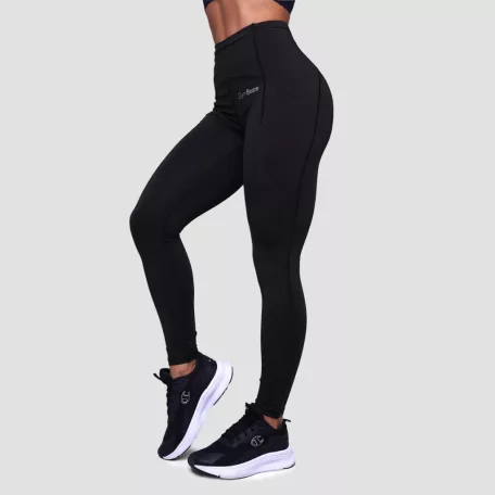 Pulse női futóleggings Black - XL - fekete - GymBeam