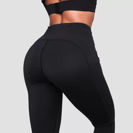 Pulse női futóleggings Black - XXL - fekete - GymBeam